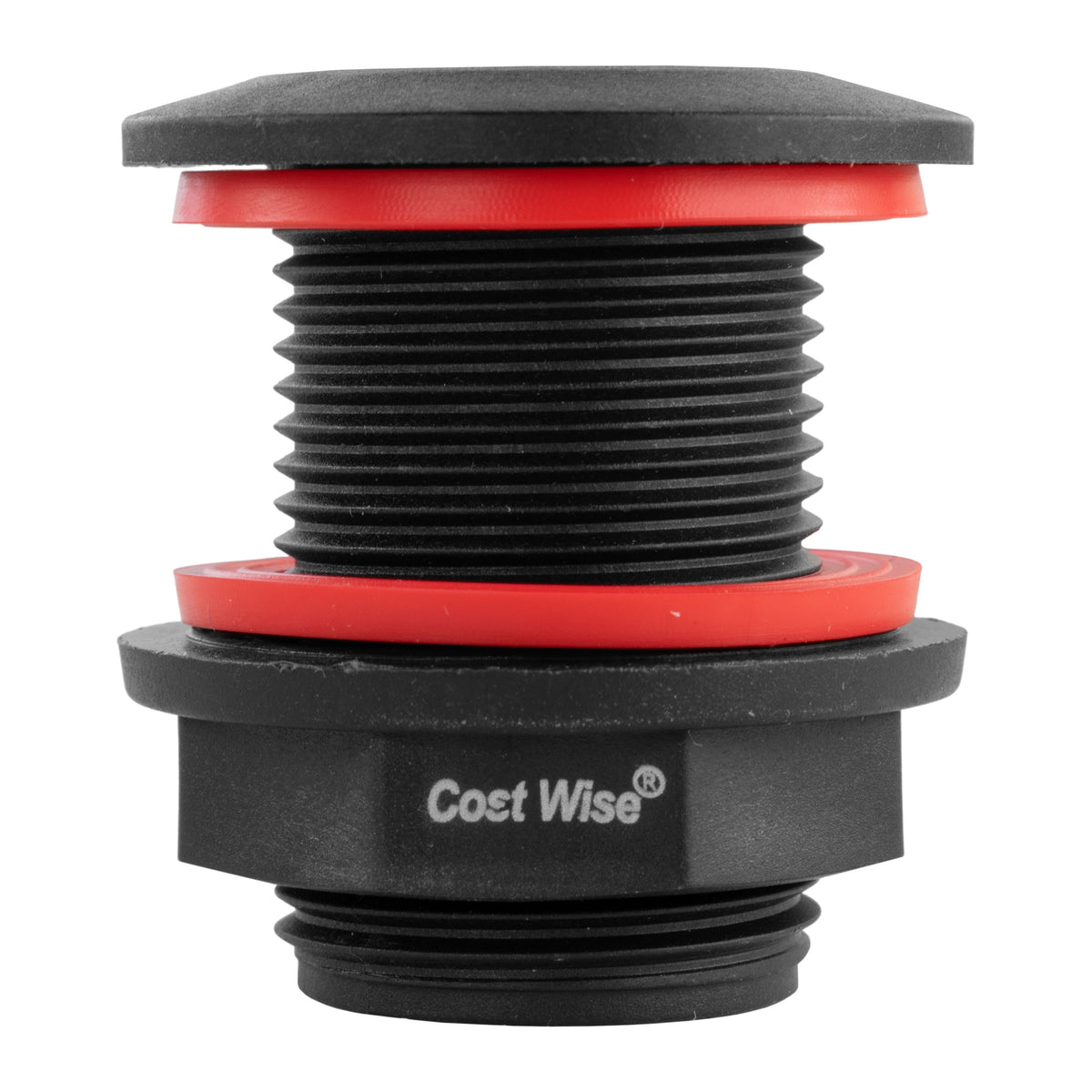 ¾″ BSP Male Bulkhead Drain Connector with Nut & Washers