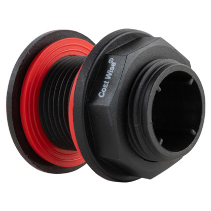 Black Drain Fitting & Quick-Connect Valve Kit – ¾″ BSP