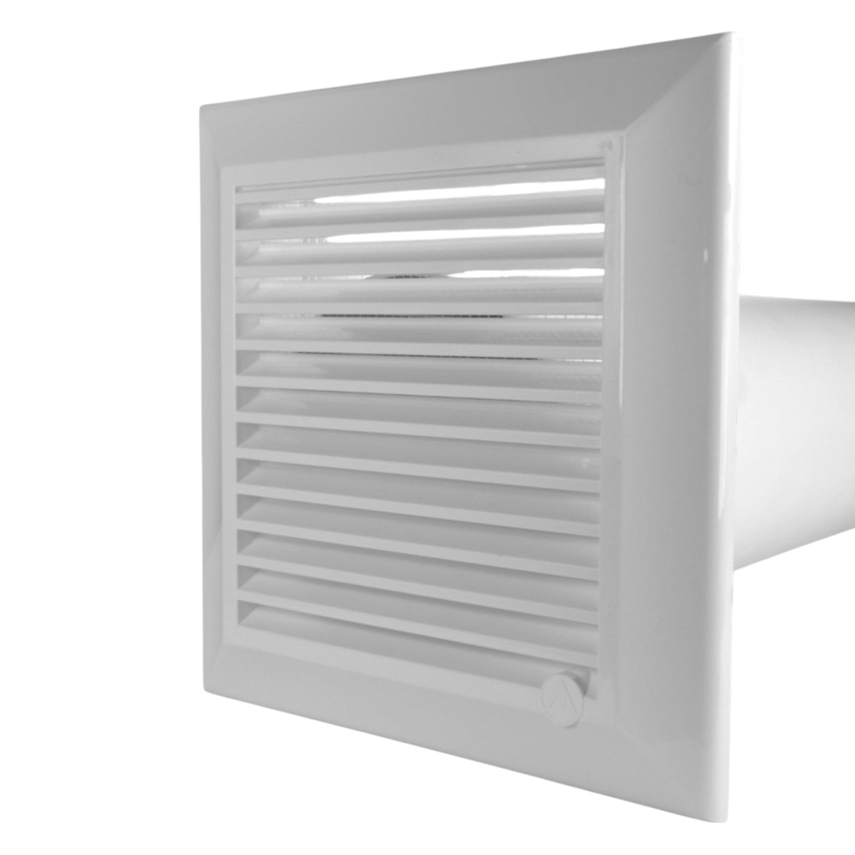 100mm Through-Wall Vent Kit – Duo Smart, White Outer Hood