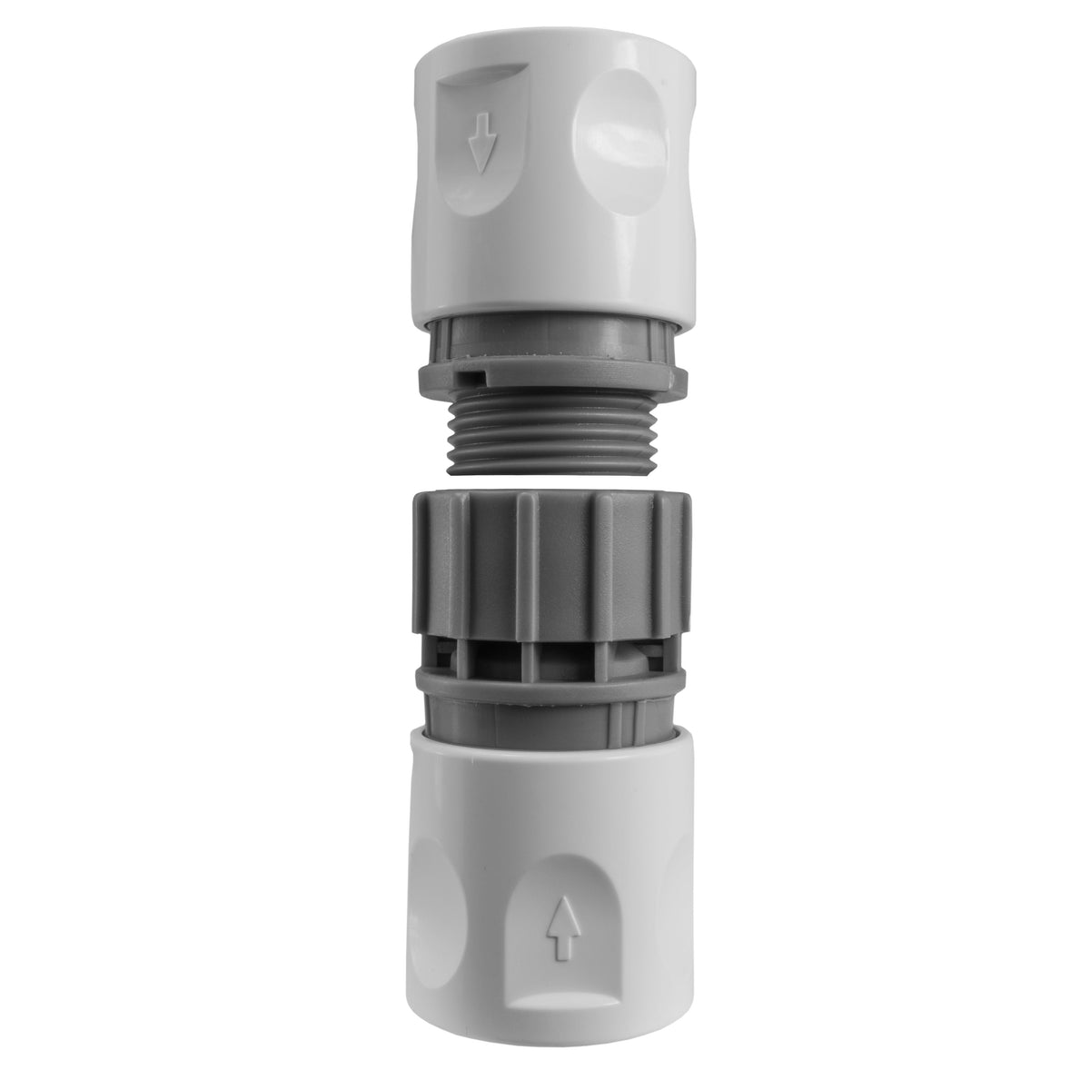 ¾″ BSP Threaded Female Quick-Connector Pair – White Line
