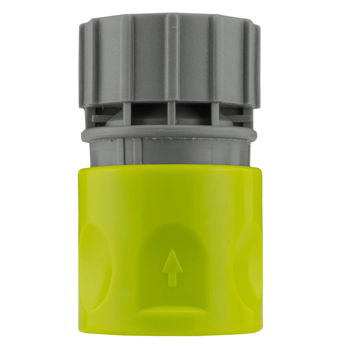 ¾″ BSP Threaded Female Quick-Connector Pair – Lime