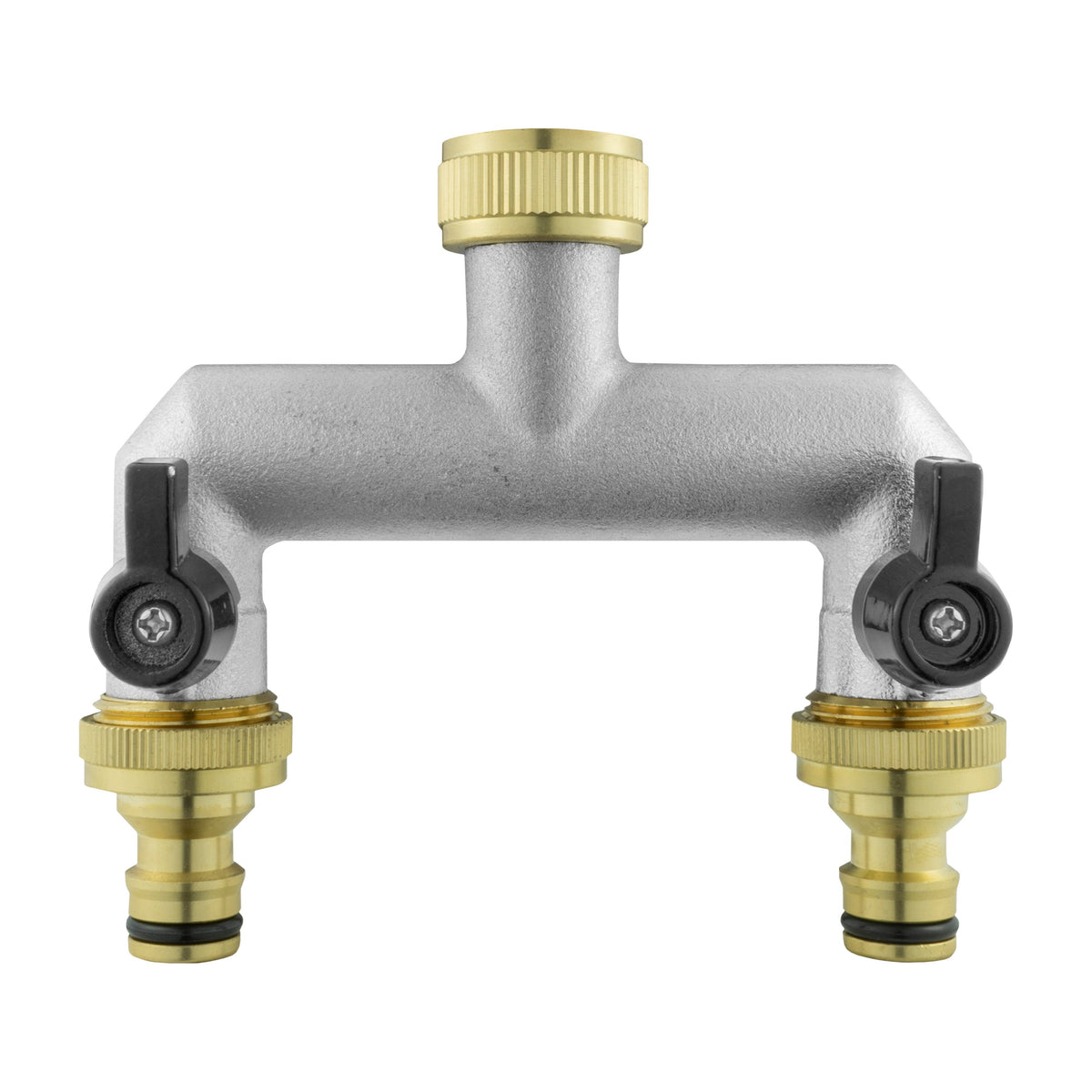 20mm MDPE Wall Kit – Double Tap & Three Snap-On Outlets