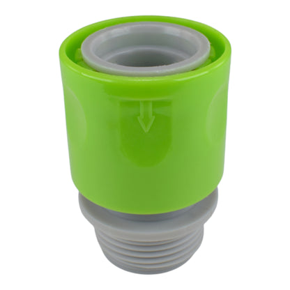 ¾″ BSP Threaded Female Quick-Connector Pair – Lime & Valve