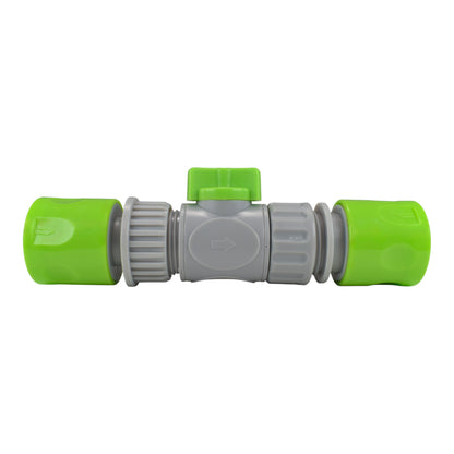 ¾″ BSP Threaded Female Quick-Connector Pair – Lime & Valve