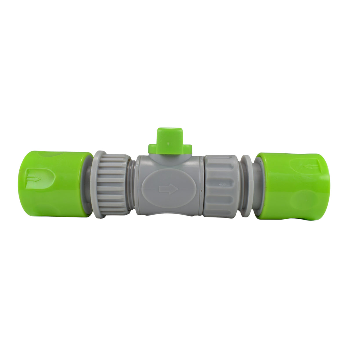 ¾″ BSP Threaded Female Quick-Connector Pair – Lime & Valve