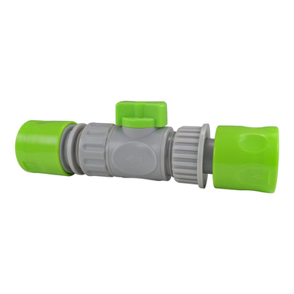 ¾″ BSP Threaded Female Quick-Connector Pair – Lime & Valve