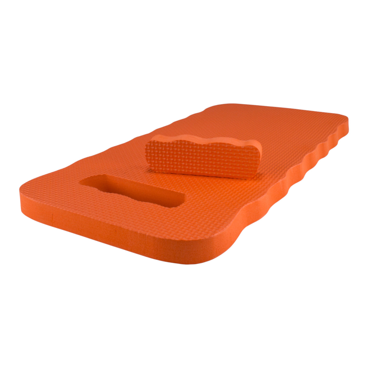 Bradas Wide Hand Trowel & Orange Garden Kneeling Mat Set