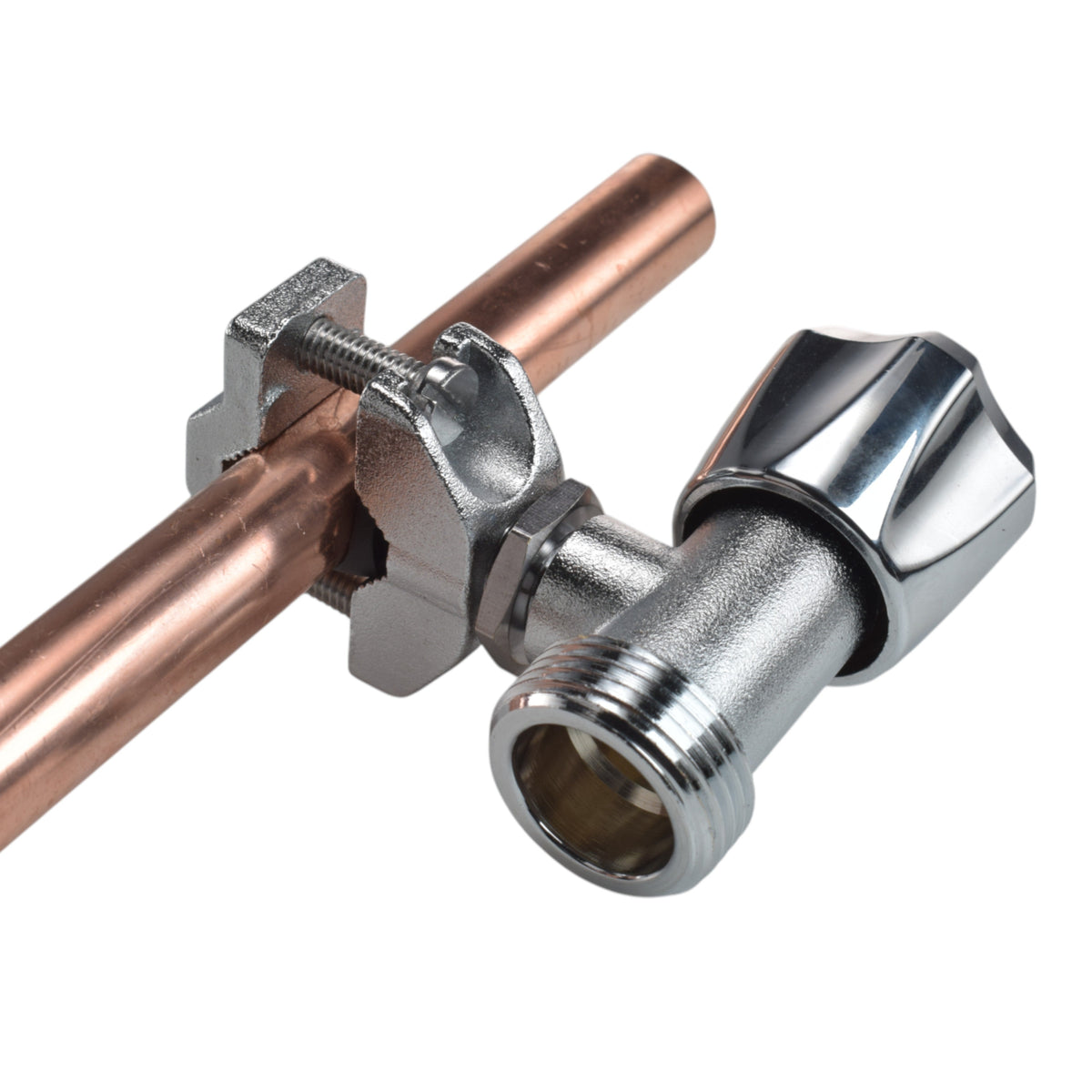 Twin Brass Quick-Connect Through-Wall Tap Kit – Full