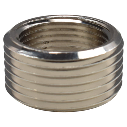 Nickel-Plated Brass Reducing Bush – 1″ Male to ¾″ Female BSP
