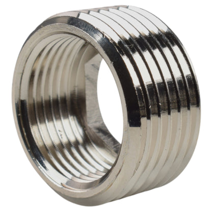 Nickel-Plated Brass Reducing Bush – 1″ Male to ¾″ Female BSP