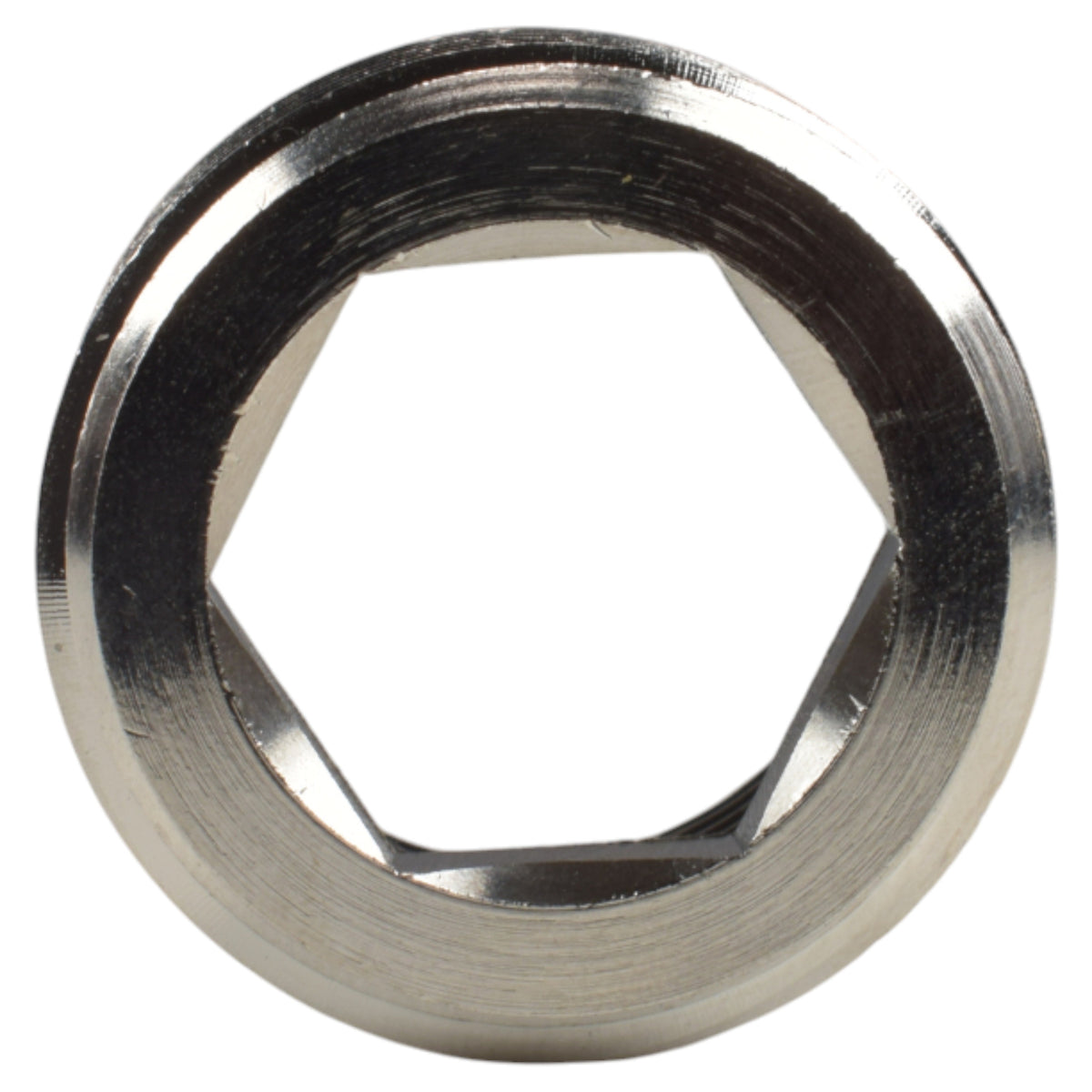 Nickel-Plated Brass Reducing Bush – 1″ Male to ¾″ Female BSP