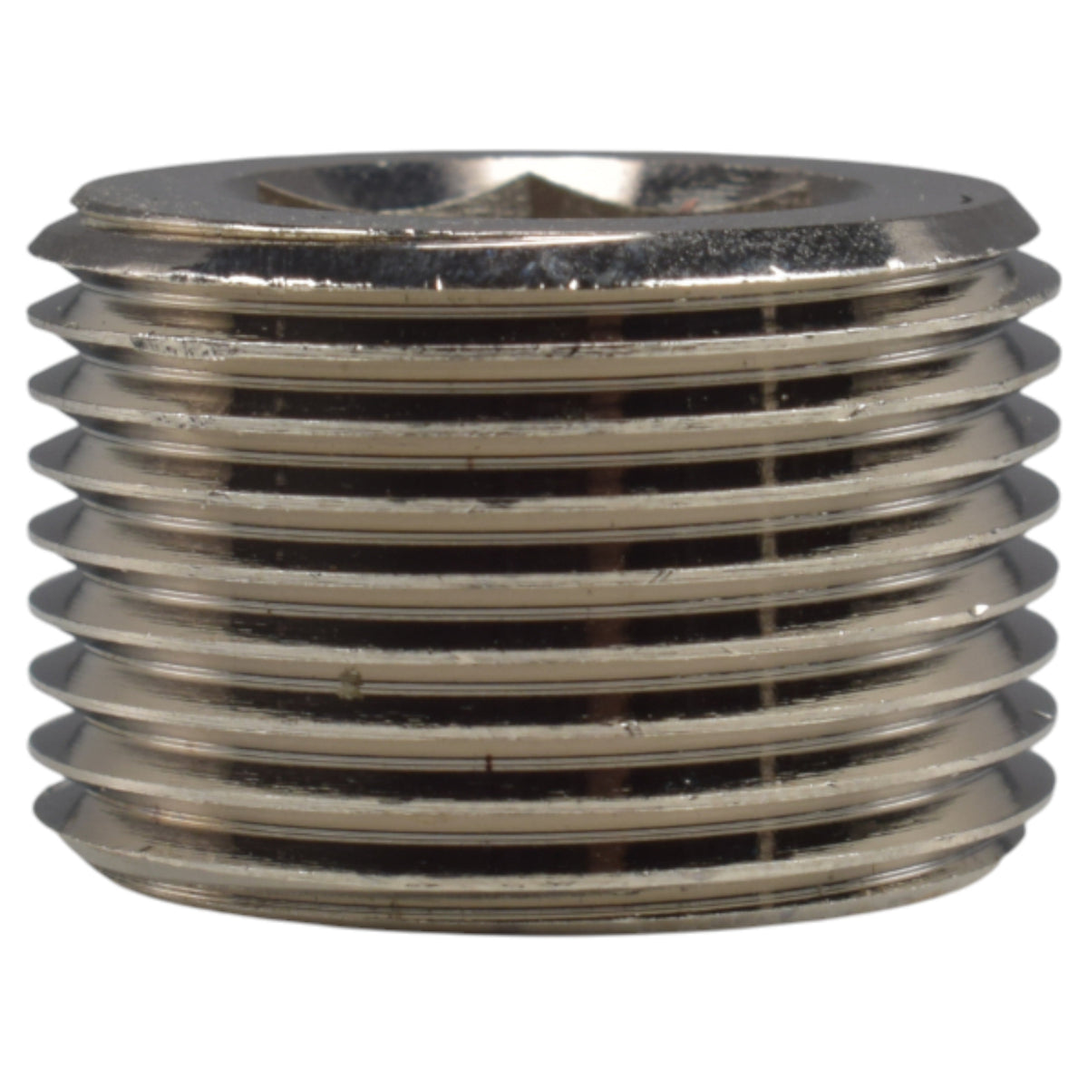 Nickel-Plated Brass Reducing Bush – ¾″ Male to ½″ Female BSP