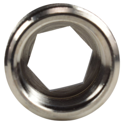 Nickel-Plated Brass Reducing Bush – ¾″ Male to ½″ Female BSP