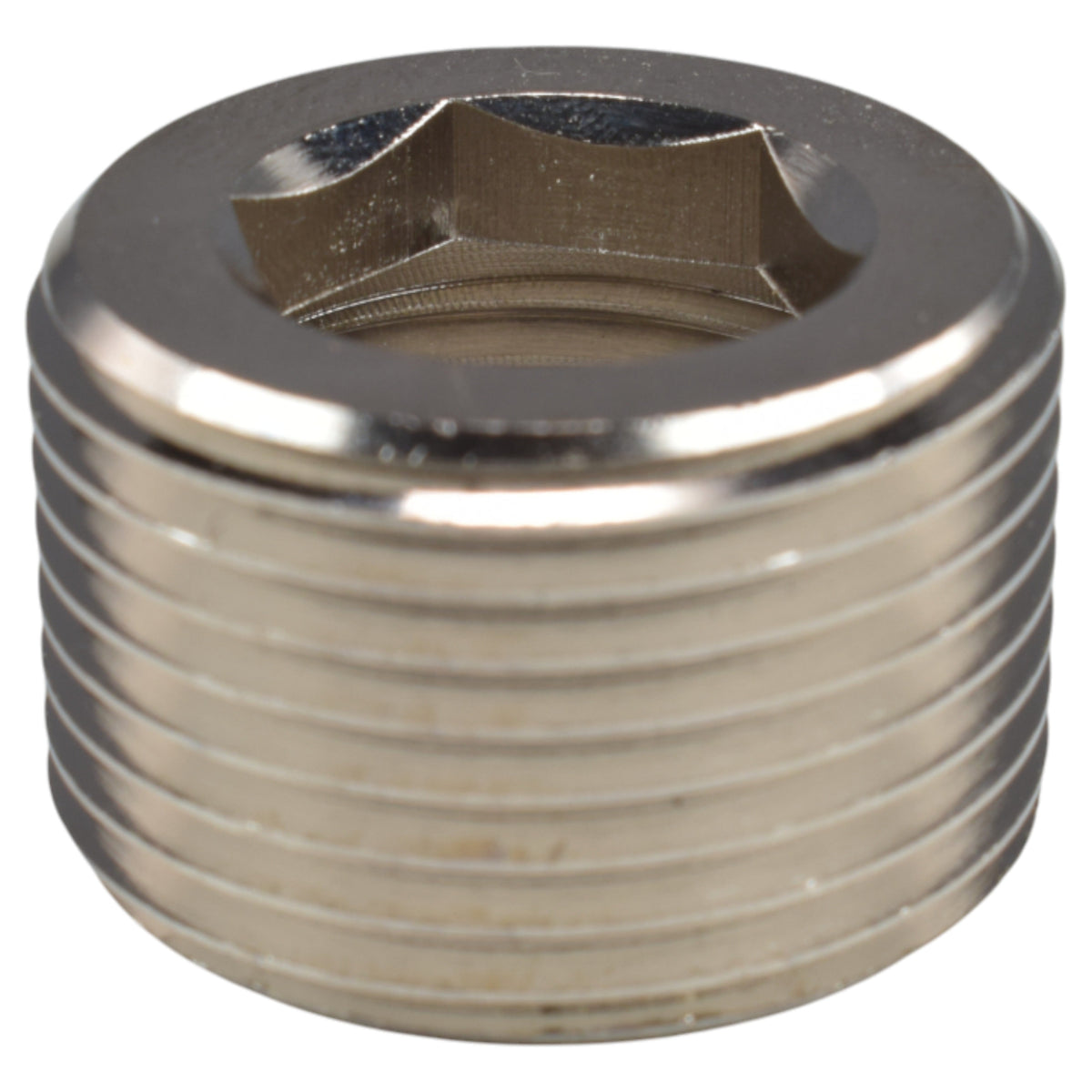 Nickel-Plated Brass Reducing Bush – ¾″ Male to ½″ Female BSP
