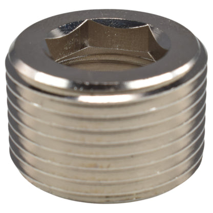Nickel-Plated Brass Reducing Bush – ¾″ Male to ½″ Female BSP