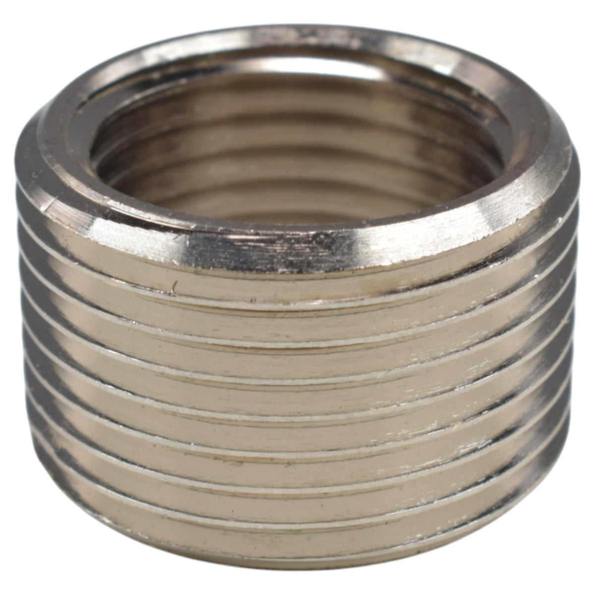 Nickel-Plated Brass Reducing Bush – ¾″ Male to ½″ Female BSP