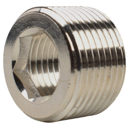 Nickel-Plated Brass Reducing Bush – ¾″ Male to ½″ Female BSP
