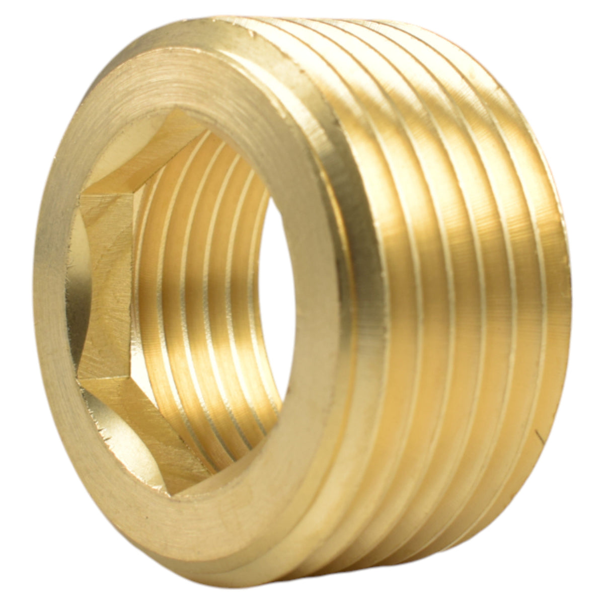 Brass Reducing Bush – 1″ Male to ¾″ Female BSP