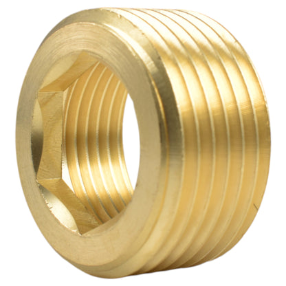 Brass Reducing Bush – 1″ Male to ¾″ Female BSP