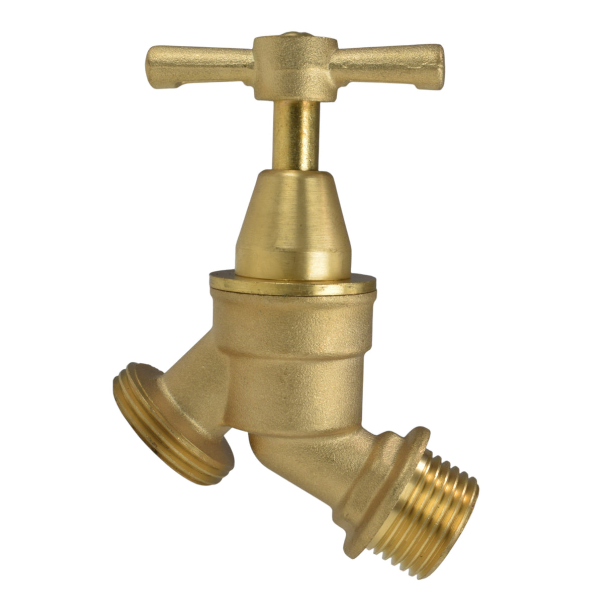Brass Bib Garden Tap Kit – ½″ / ¾″ BSP Inlet