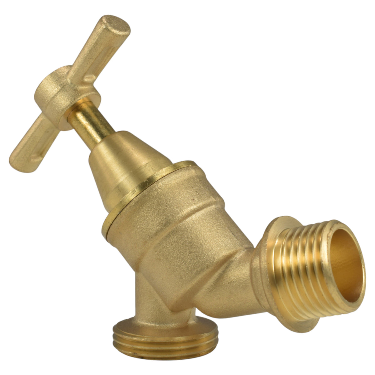 Brass Bib Garden Tap Kit – ½″ / ¾″ BSP Inlet
