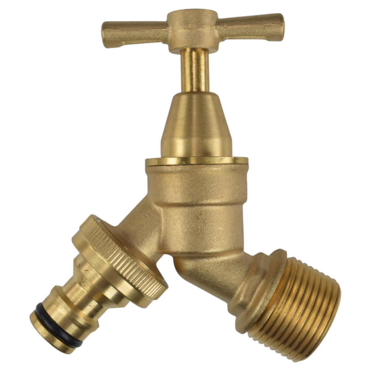 Brass Bib Garden Tap Kit – ½″ / ¾″ BSP Inlet