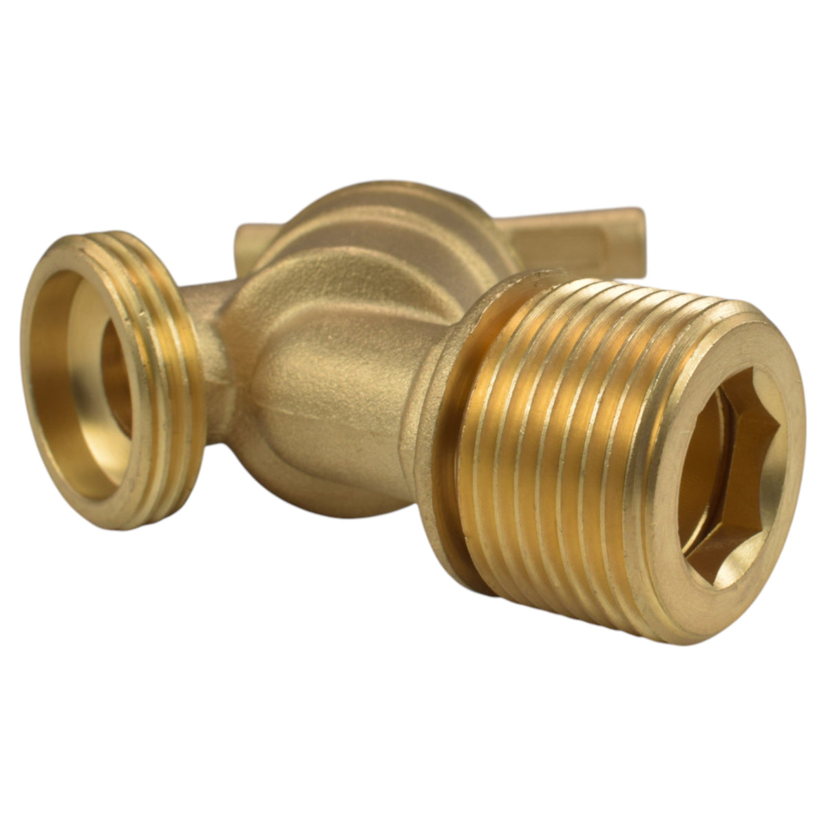 Brass Bib Garden Tap Kit – ½″ / ¾″ BSP Inlet