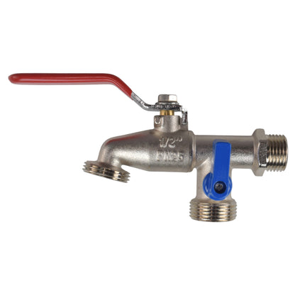 Double-Lever Metal Garden Tap Kit – ½″ / ¾″ BSP Inlet