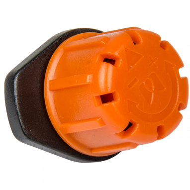 Adjustable 360° Micro Sprinkler – 4mm Barb, Orange