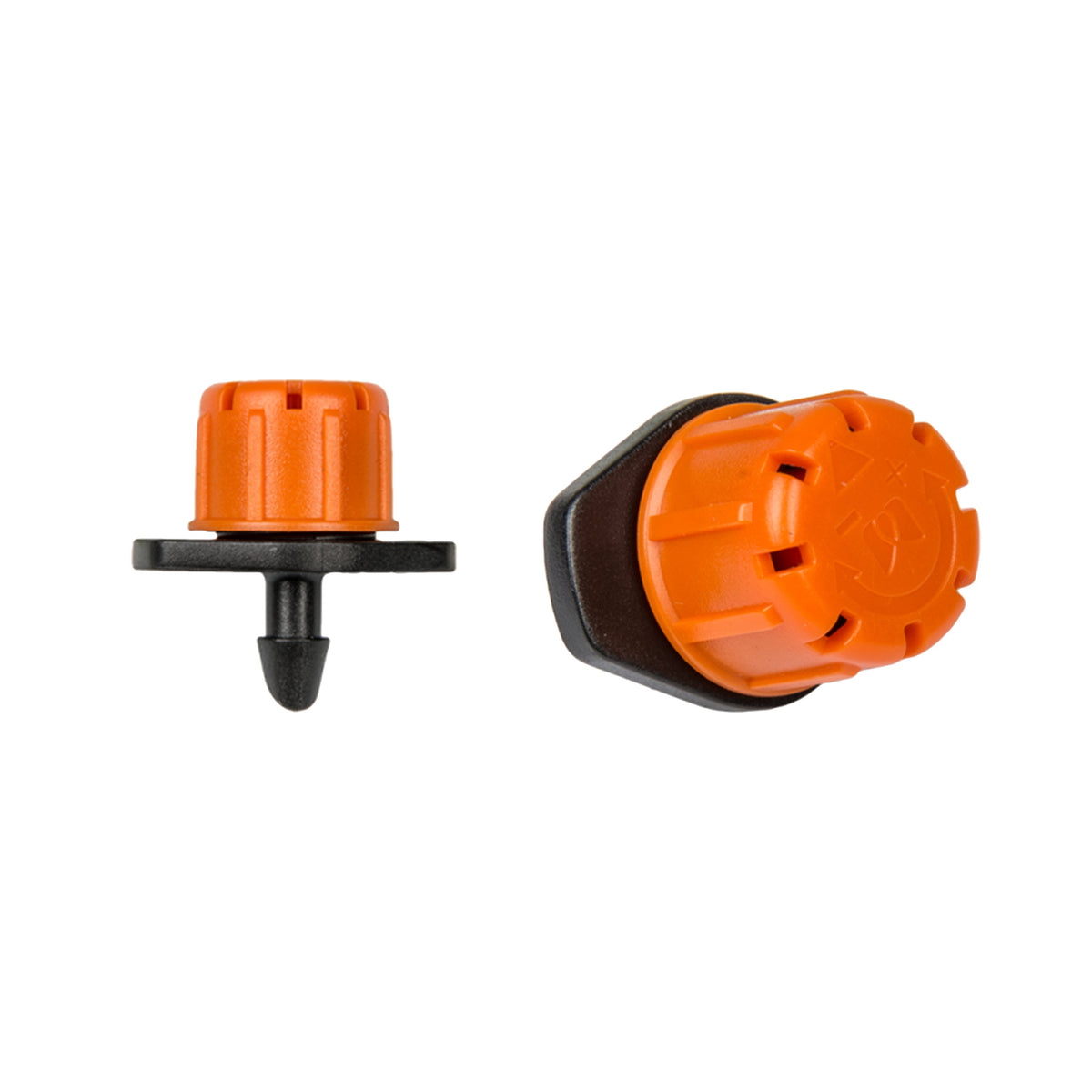 Adjustable 360° Micro Sprinkler – 4mm Barb, Orange