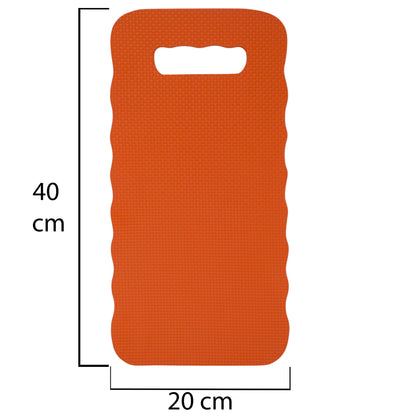 Bradas Wide Hand Trowel & Orange Garden Kneeling Mat Set