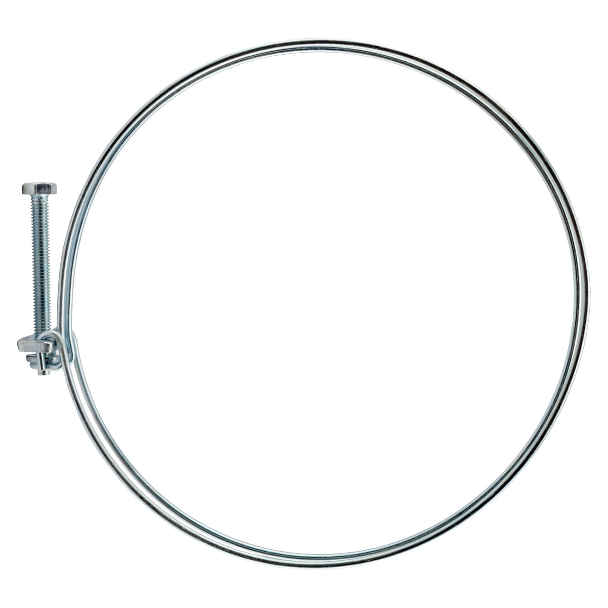 Double-Wire Hose Clamp 153–160mm for Corrugated Pond Hose