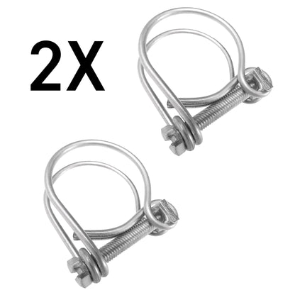 40mm Corrugated Pond Hose with Two Double-Wire Clips