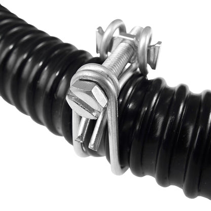 50mm Corrugated Pond Hose with Two Double-Wire Clips