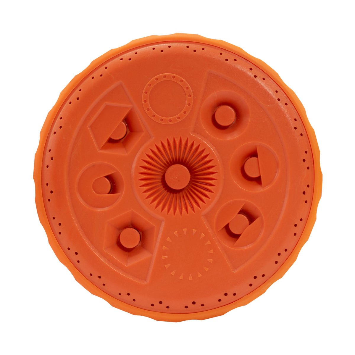 Bradas Eco Line 8-Pattern Static Sprinkler – Black & Orange