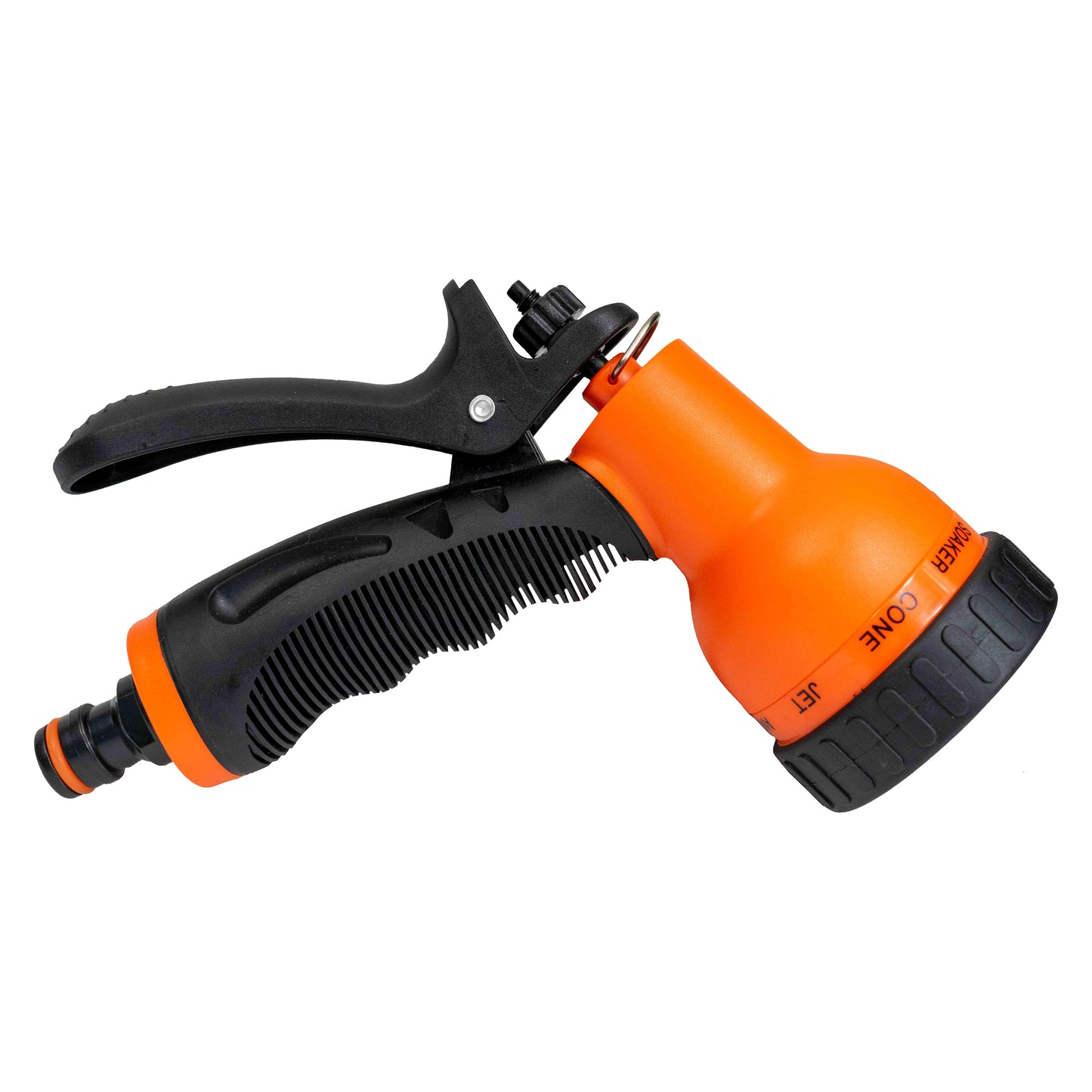 Hose Gun Water Sprayer 8-Pattern (Black/Orange)