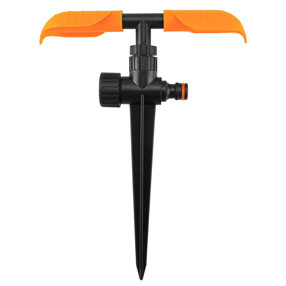 Bradas 2-Arm Rotating Spike Sprinkler – Orange