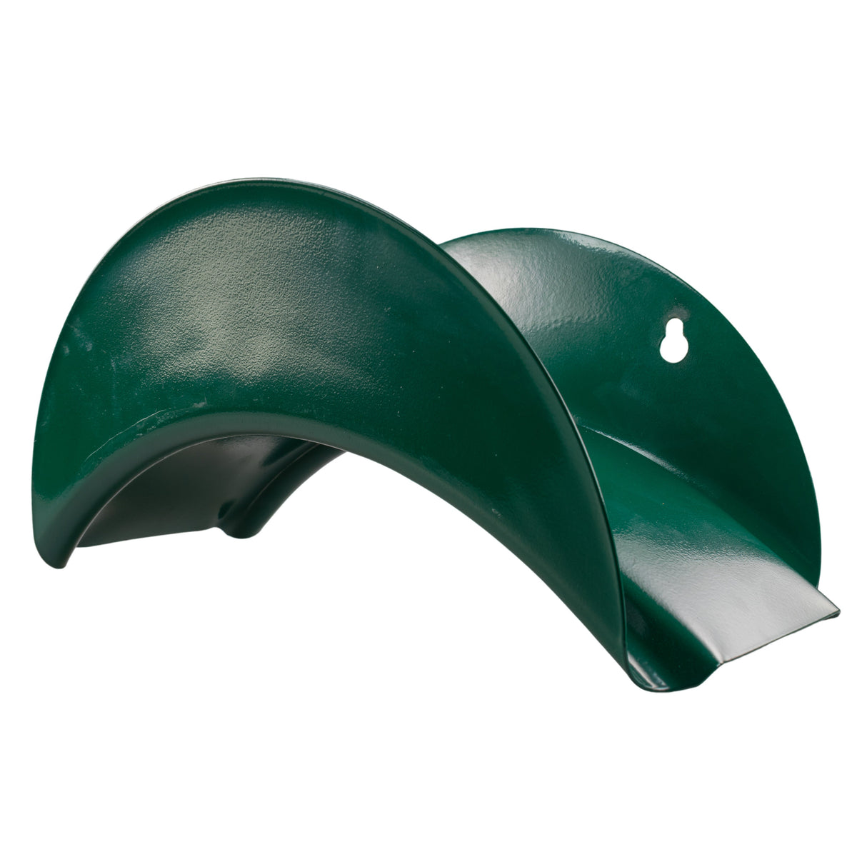 Green Wall-Mounted Metal Garden Hose Hanger with Fixings