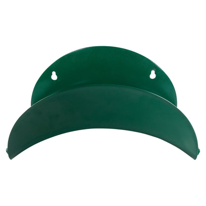Green Wall-Mounted Metal Garden Hose Hanger with Fixings