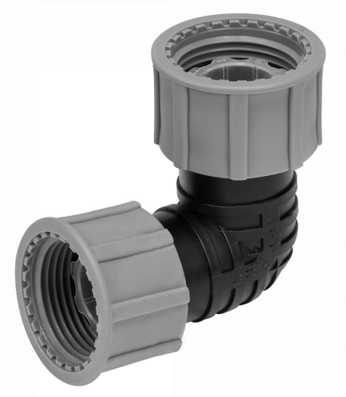 1″ BSP Swivel 90° Elbow Connector – Female/Female