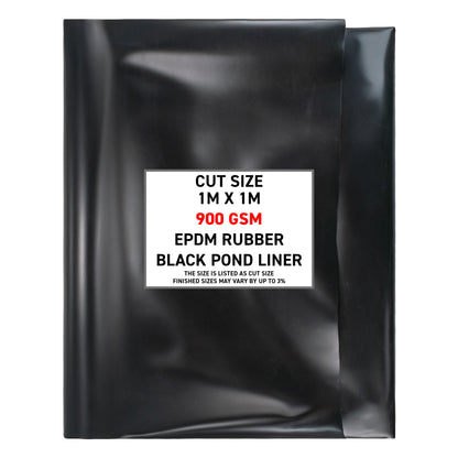 900gsm Rubber Pond Liner EPDM 1m x 1m