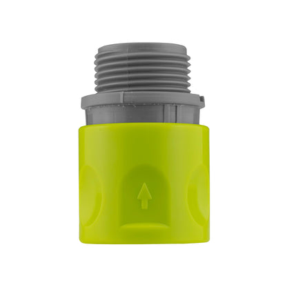 Lime Female Quick Coupling & Valve – 20mm MDPE Connector