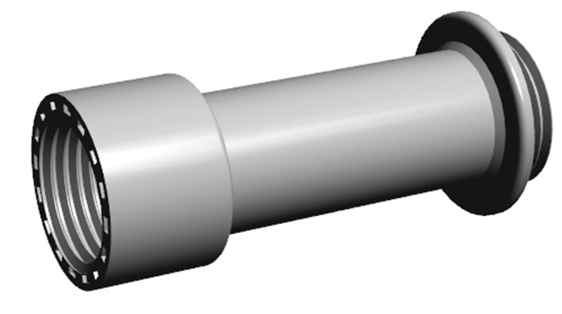 ½″ BSP Male/Female Water Butt Extension – 50mm