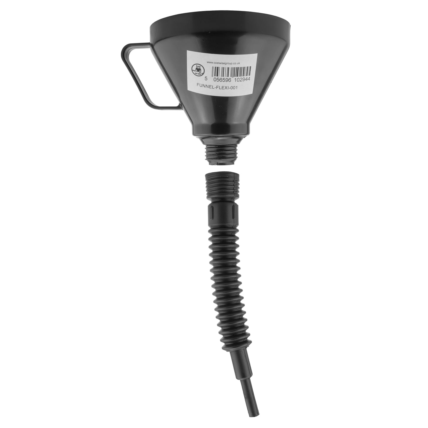 Car Fuel Funnel Flexi Spout (Black)