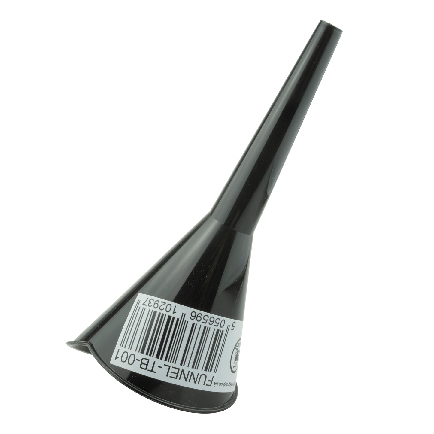 Car Fuel Funnel Cone Angled Top (Black)