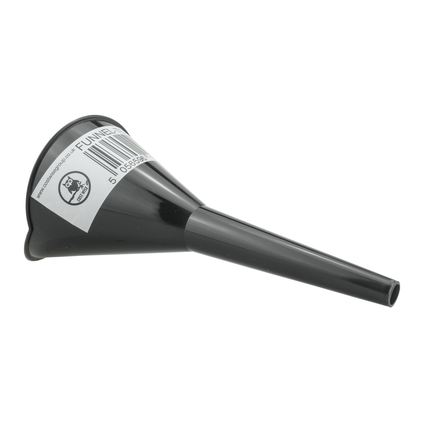 Car Fuel Funnel Cone Angled Top (Black)