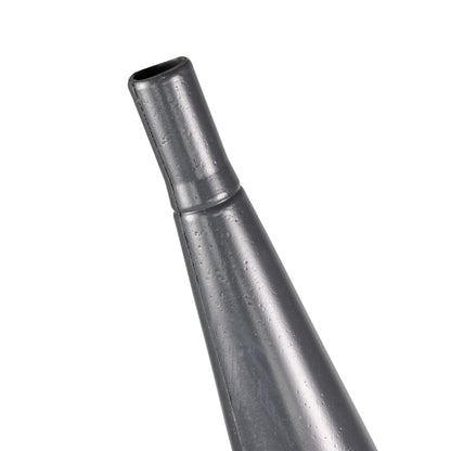 21cm Angled Fuel Funnel with Mesh Filter – Black