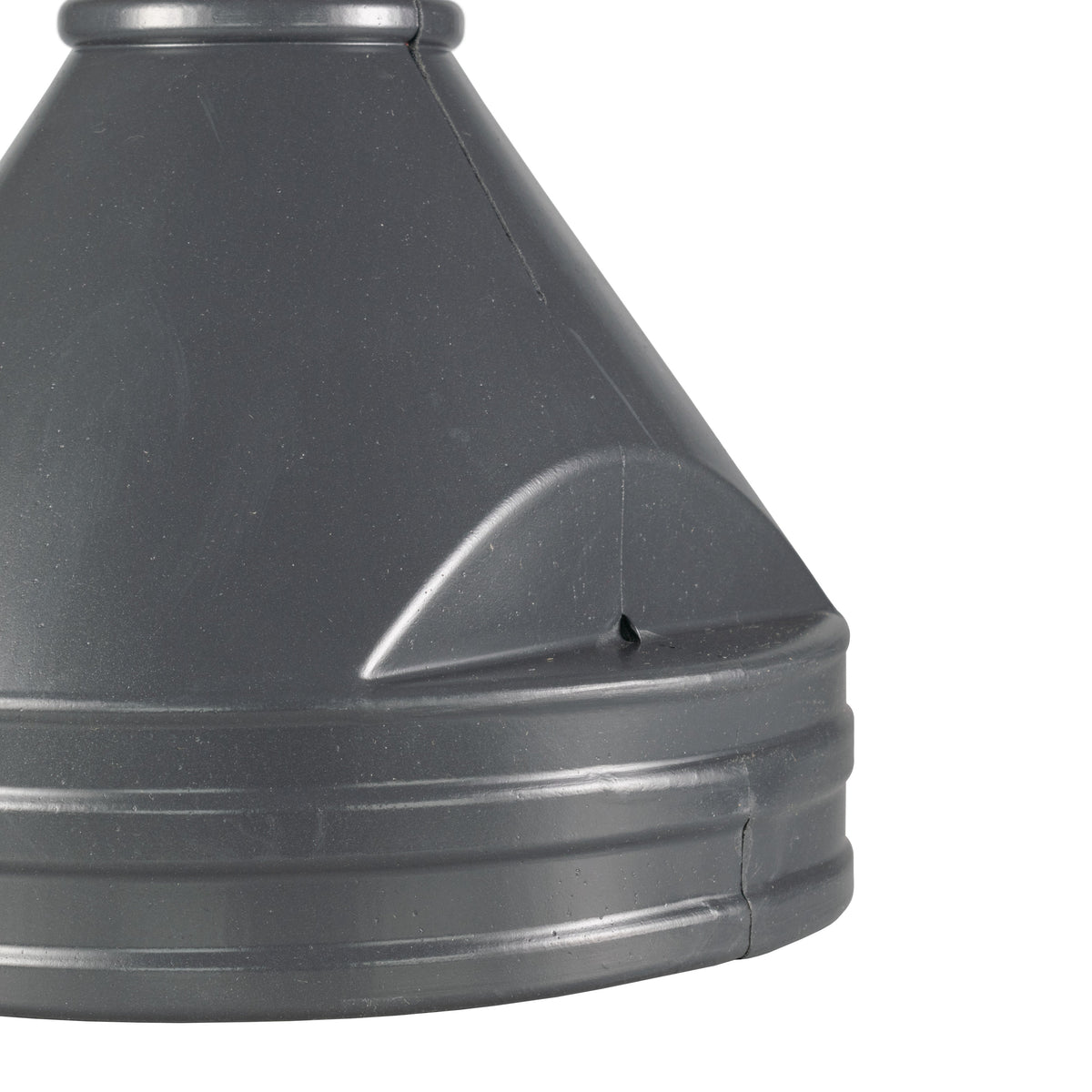 21cm Angled Fuel Funnel with Mesh Filter – Black