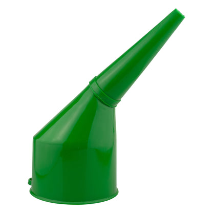 Angled Fuel Funnel Pair with Mesh Filters – Black & Green