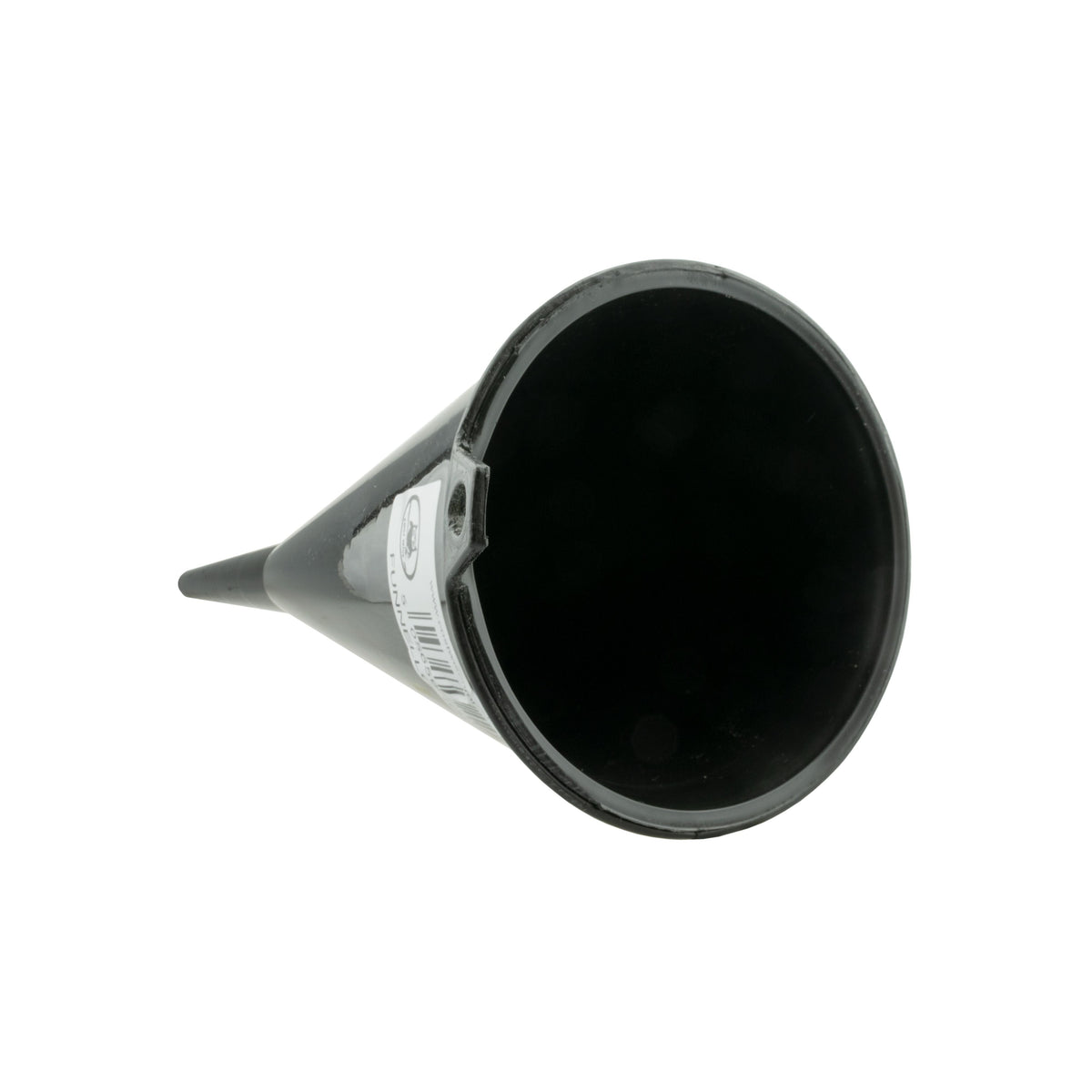 Long Black Plastic Funnel – Narrow Spout, Polypropylene